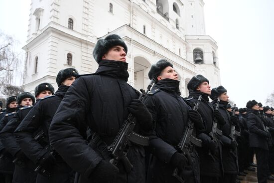 Russia Presidential Regiment Oath Taking