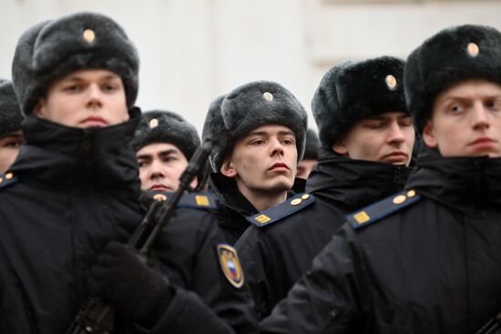 Russia Presidential Regiment Oath Taking