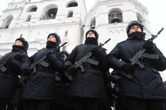 Russia Presidential Regiment Oath Taking