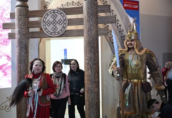 The International RUSSIA EXPO Forum and Exhibition. The stand of the Republic of Sakha (Yakutia). Location: Russia, Moscow. Author: Maksim Blinov/Sputnik. RUSSIA EXPO