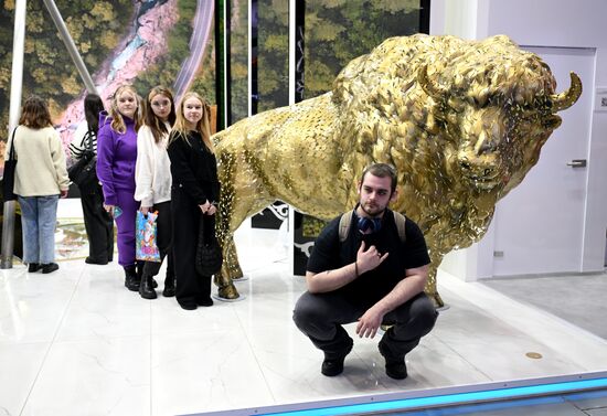 The International RUSSIA EXPO Forum and Exhibition. The stand of the Republic of Adygeya. Pavilion 75. Location: Russia, Moscow. Author: Maksim Blinov/Sputnik. RUSSIA EXPO