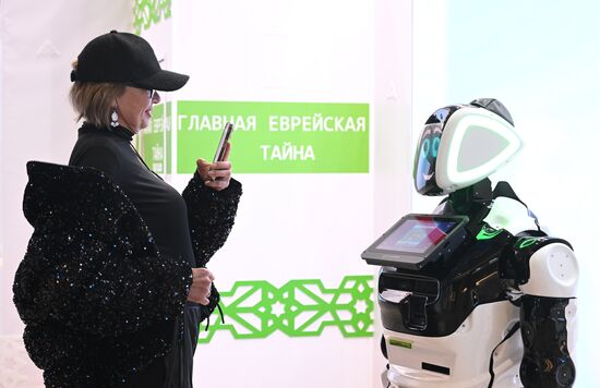 International RUSSIA EXPO forum and exhibition. The Jewish Autonomous Region display stand, Pavilion No. 75. Location: Russia, Moscow. Author: Stanislav Krasilnikov/Sputnik. RUSSIA EXPO