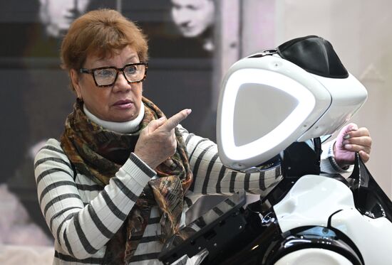 International RUSSIA EXPO forum and exhibition. The Jewish Autonomous Region display stand, Pavilion No. 75. Location: Russia, Moscow. Author: Stanislav Krasilnikov/Sputnik. RUSSIA EXPO