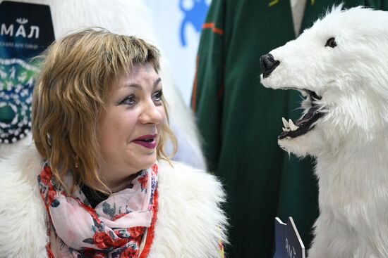 International RUSSIA EXPO forum and exhibition. Yamalo-Nenets Autonomous Area display stand, Pavilion No. 75. Location: Russia, Moscow. Author: Stanislav Krasilnikov/Sputnik. RUSSIA EXPO
