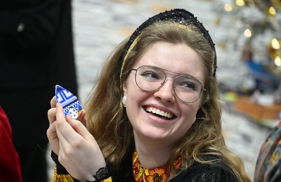 International RUSSIA EXPO forum and exhibition. Pskov Region display stand, Pavilion No. 75. Location: Russia, Moscow. Author: Stanislav Krasilnikov/Sputnik. RUSSIA EXPO