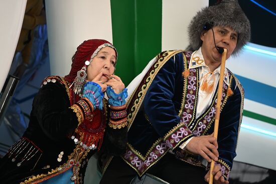 International RUSSIA EXPO forum and exhibition. Musicians at the exhibition. Location: Russia, Moscow. Author: Kristina Kormilitsyna/Sputnik. RUSSIA EXPO
