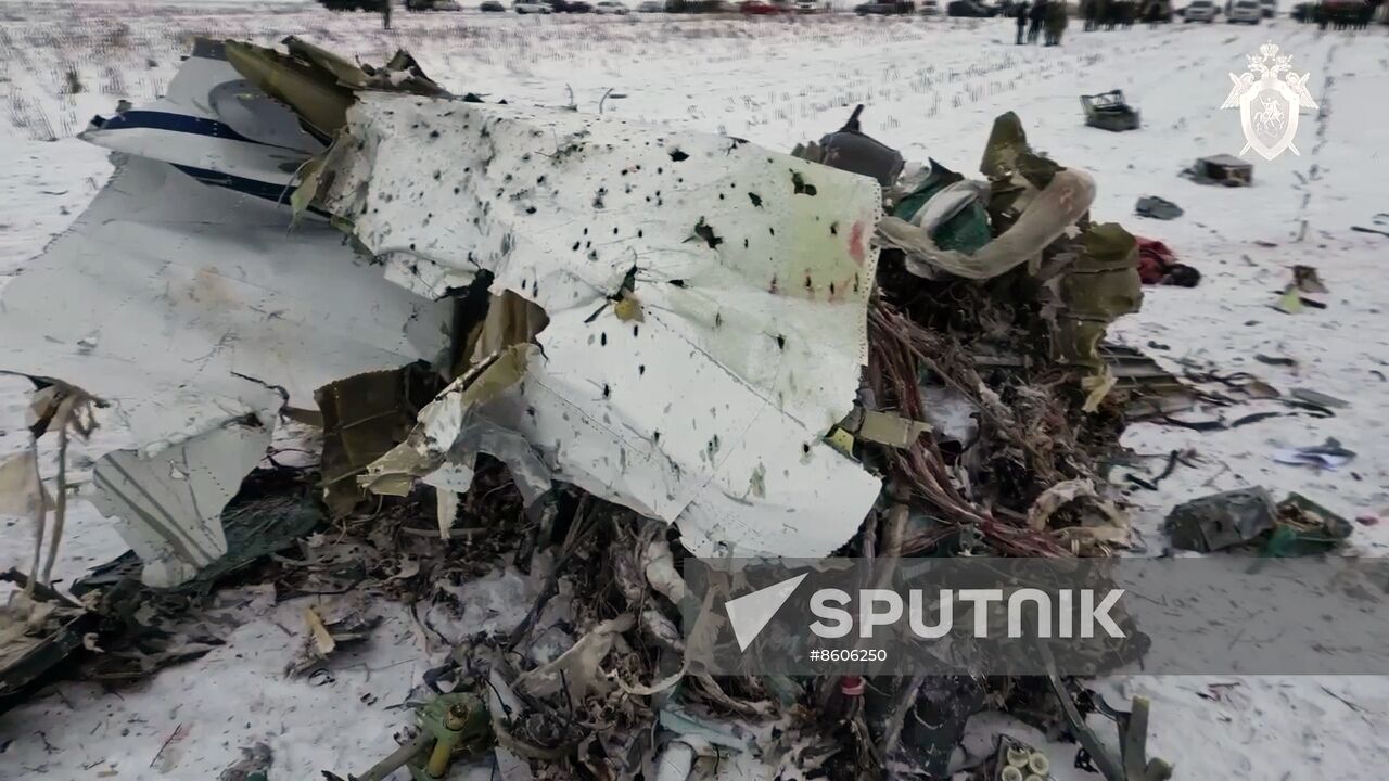 Russia Ukraine POWs Plane Crash