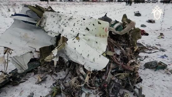 Russia Ukraine POWs Plane Crash