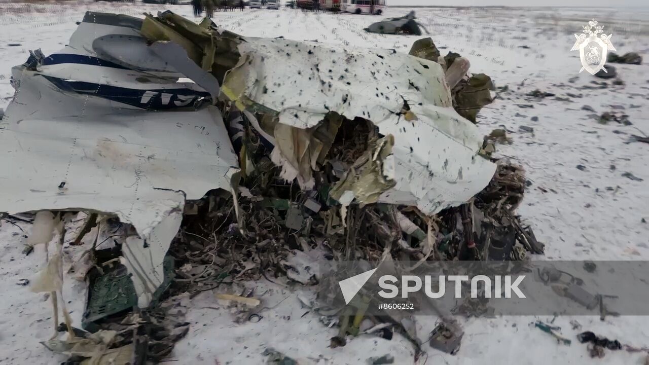 Russia Ukraine POWs Plane Crash
