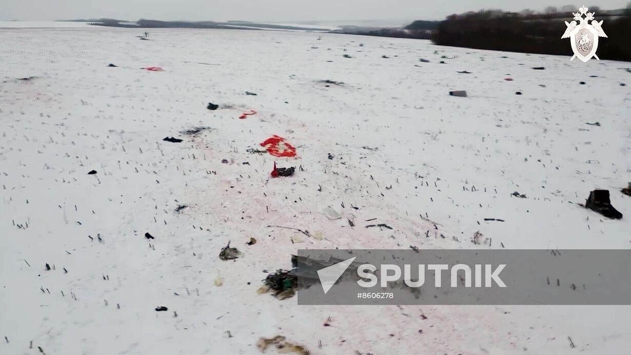 Russia Ukraine POWs Plane Crash