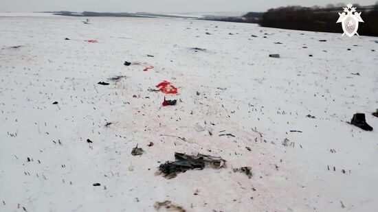Russia Ukraine POWs Plane Crash