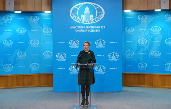 Russia Zakharova Briefing