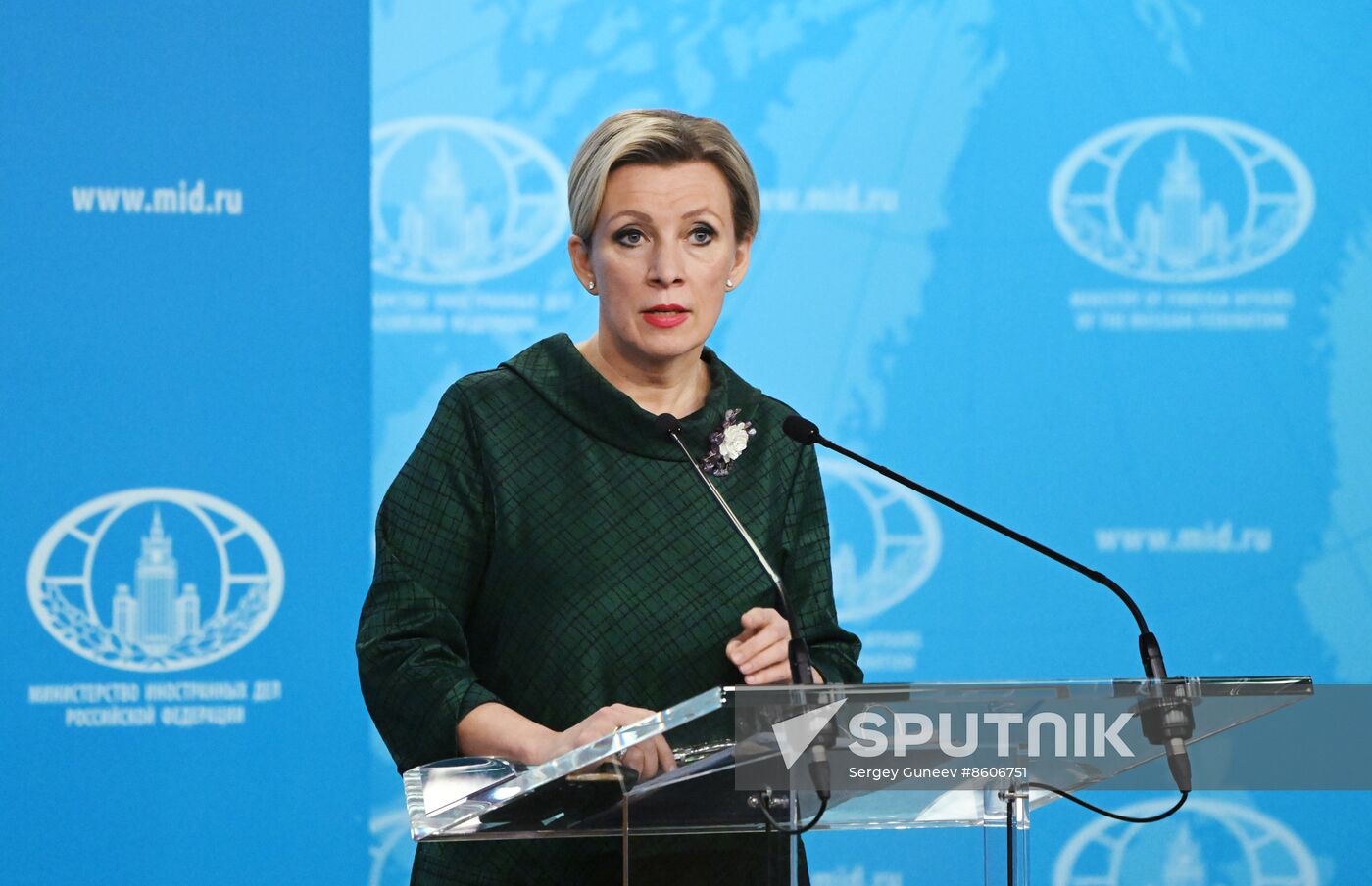 Russia Zakharova Briefing