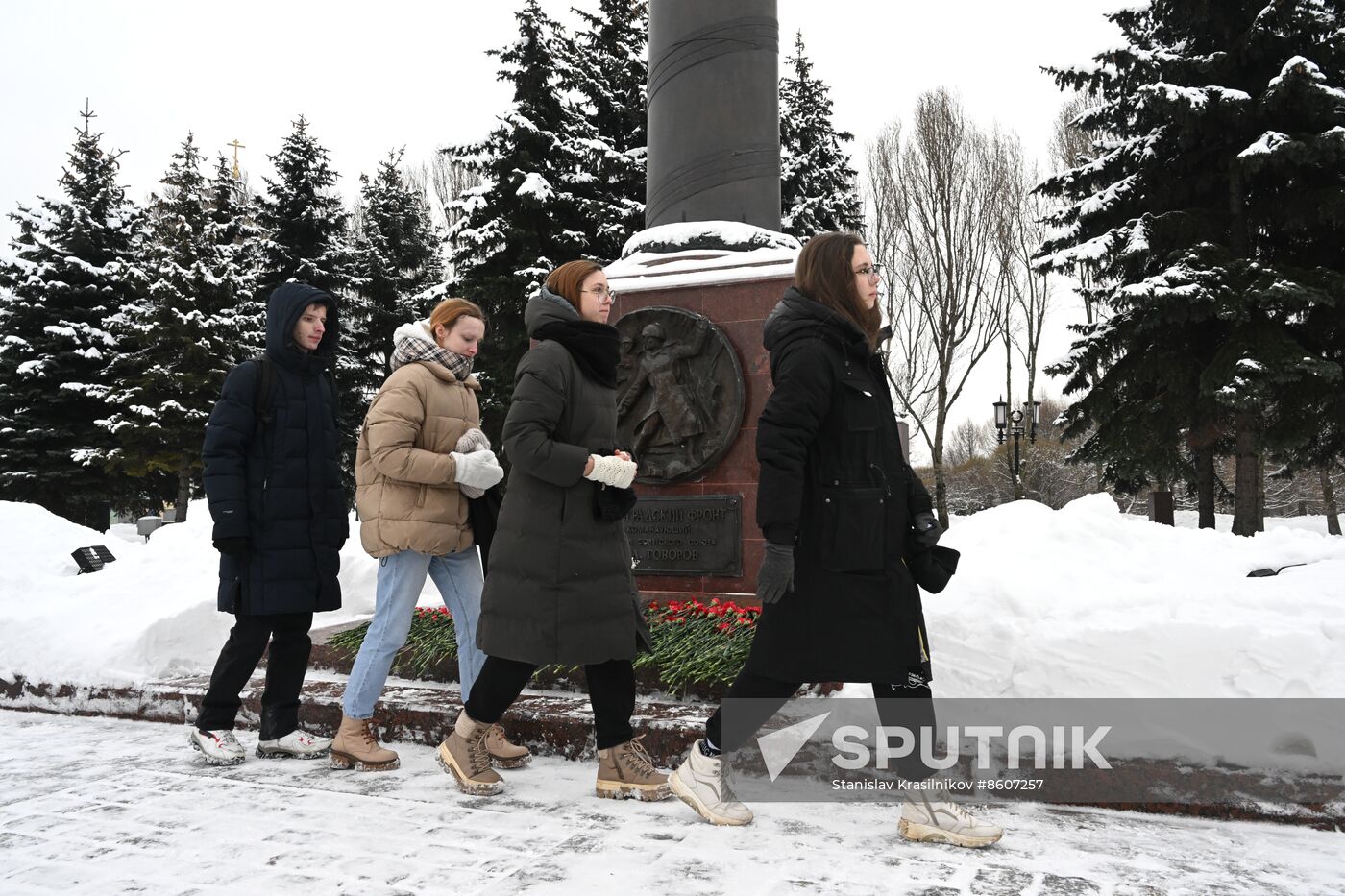 Russia Regions WWII Leningrad Siege Lifting Anniversary