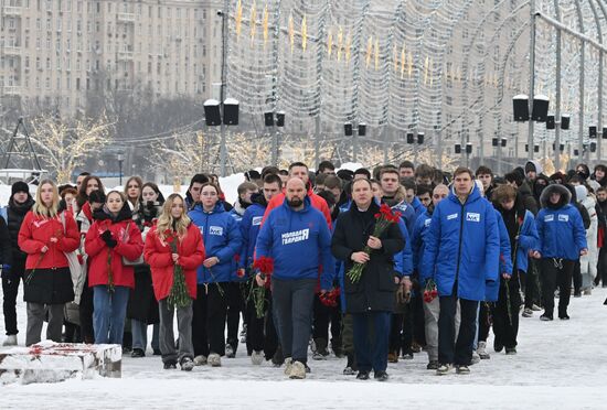 Russia Regions WWII Leningrad Siege Lifting Anniversary