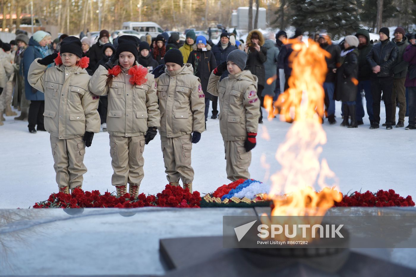 Russia Regions WWII Leningrad Siege Lifting Anniversary