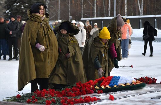 Russia Regions WWII Leningrad Siege Lifting Anniversary