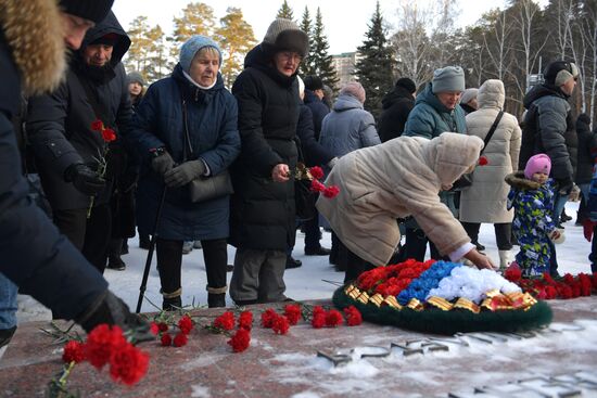 Russia Regions WWII Leningrad Siege Lifting Anniversary