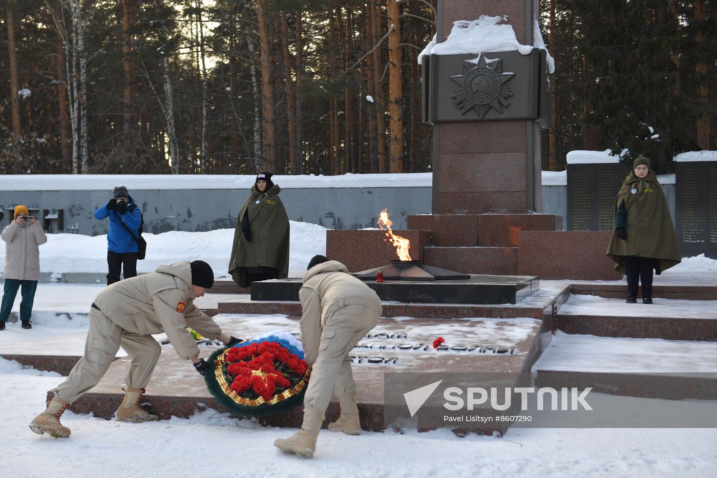 Russia Regions WWII Leningrad Siege Lifting Anniversary