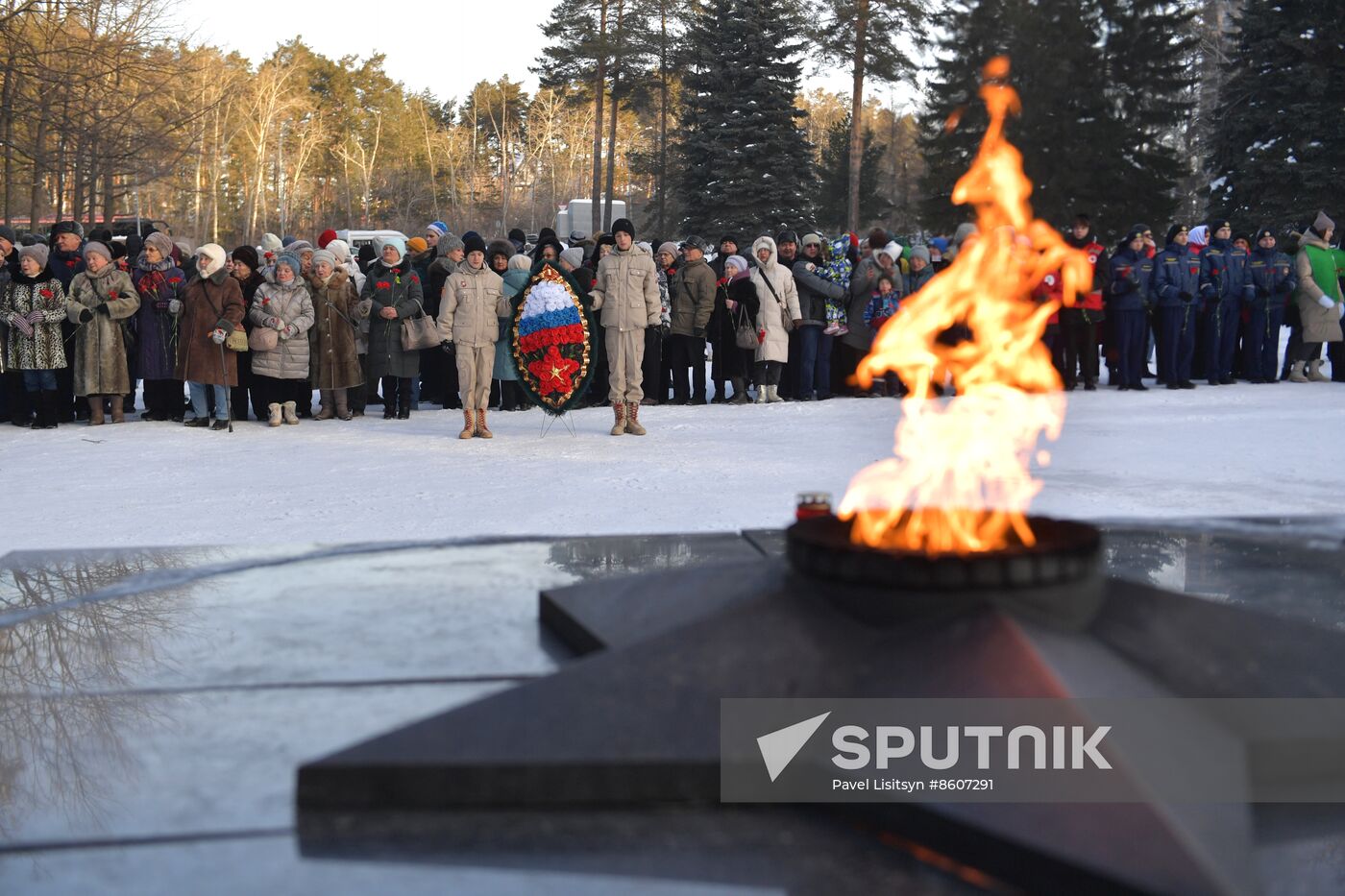 Russia Regions WWII Leningrad Siege Lifting Anniversary