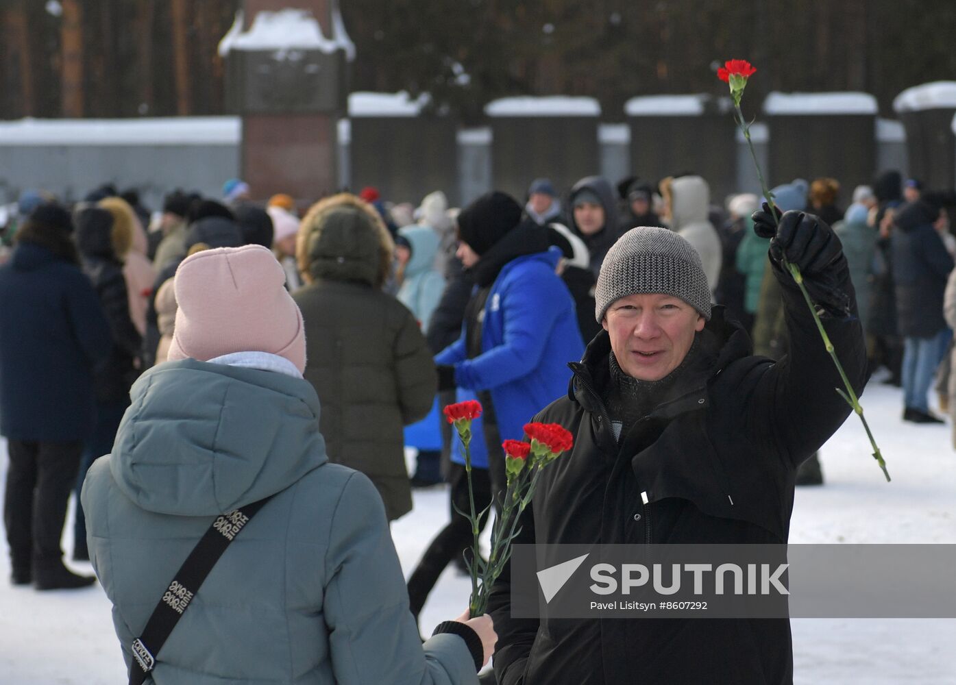 Russia Regions WWII Leningrad Siege Lifting Anniversary