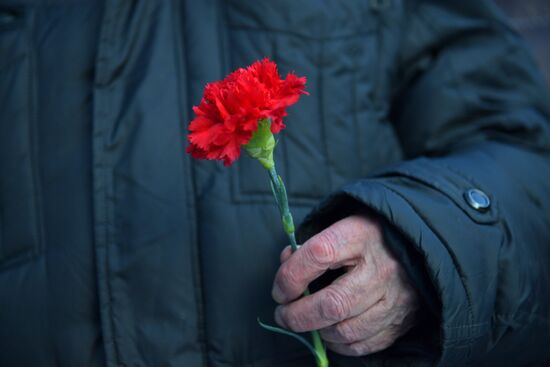 Russia Regions WWII Leningrad Siege Lifting Anniversary