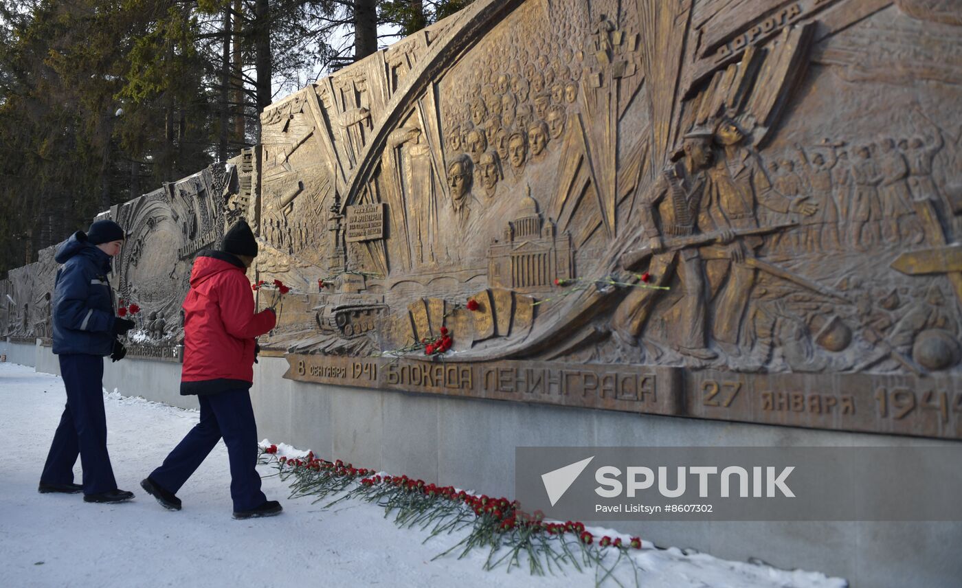 Russia Regions WWII Leningrad Siege Lifting Anniversary