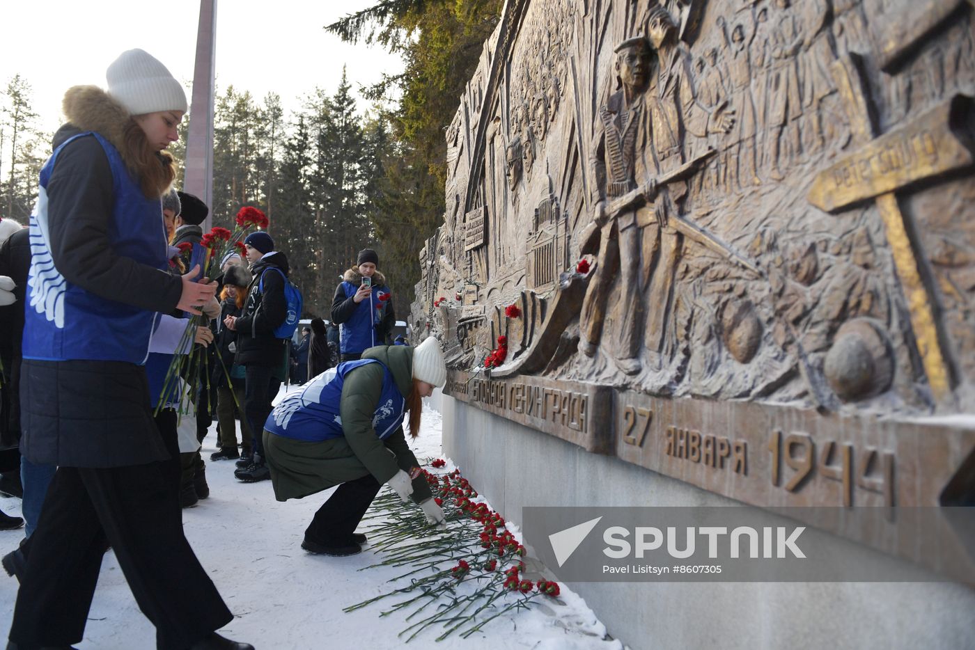 Russia Regions WWII Leningrad Siege Lifting Anniversary