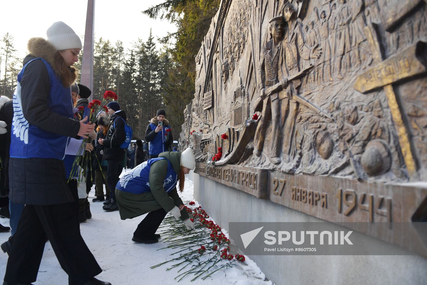 Russia Regions WWII Leningrad Siege Lifting Anniversary