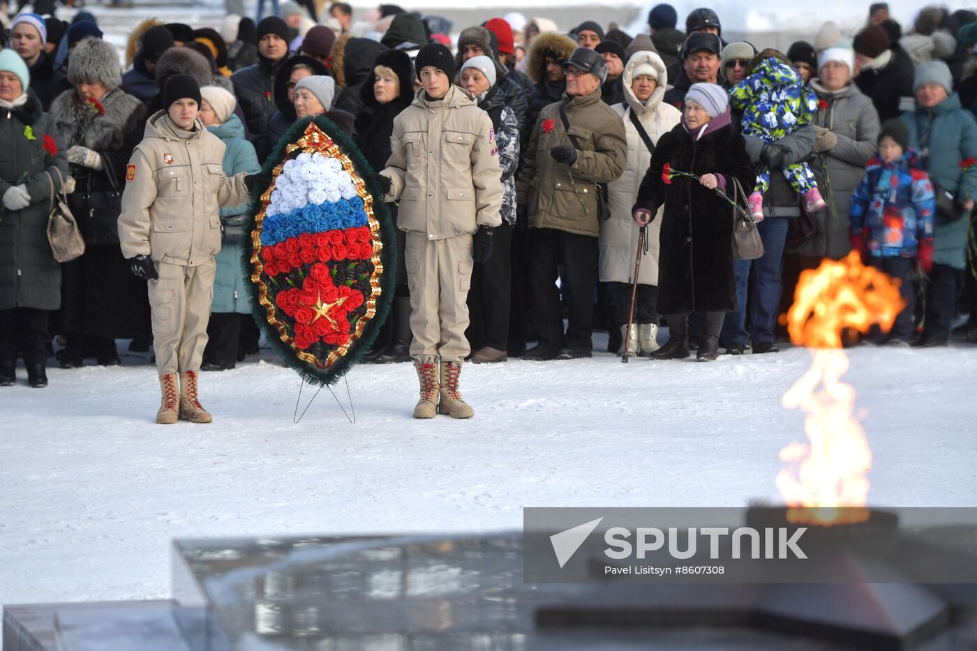 Russia Regions WWII Leningrad Siege Lifting Anniversary