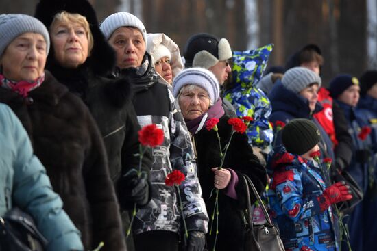 Russia Regions WWII Leningrad Siege Lifting Anniversary