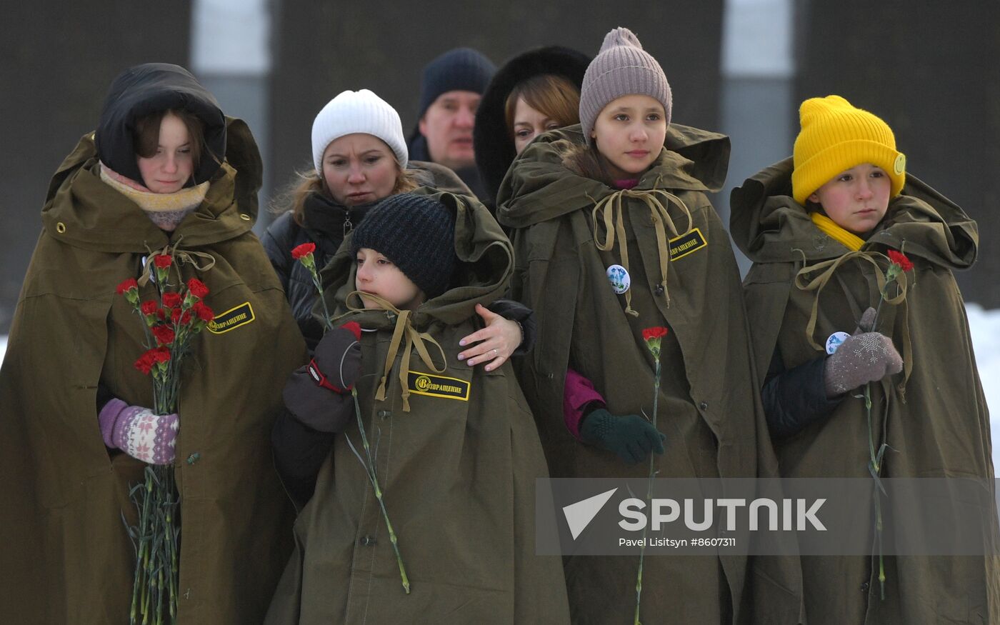 Russia Regions WWII Leningrad Siege Lifting Anniversary