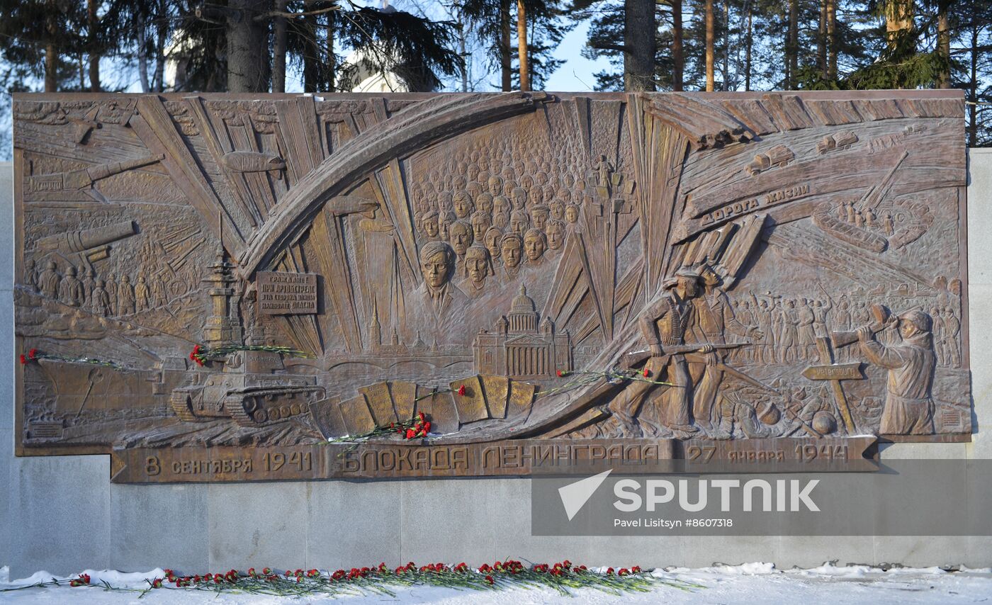 Russia Regions WWII Leningrad Siege Lifting Anniversary