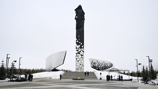 Russia WWII Leningrad Siege Lifting Anniversary Memorial Complex