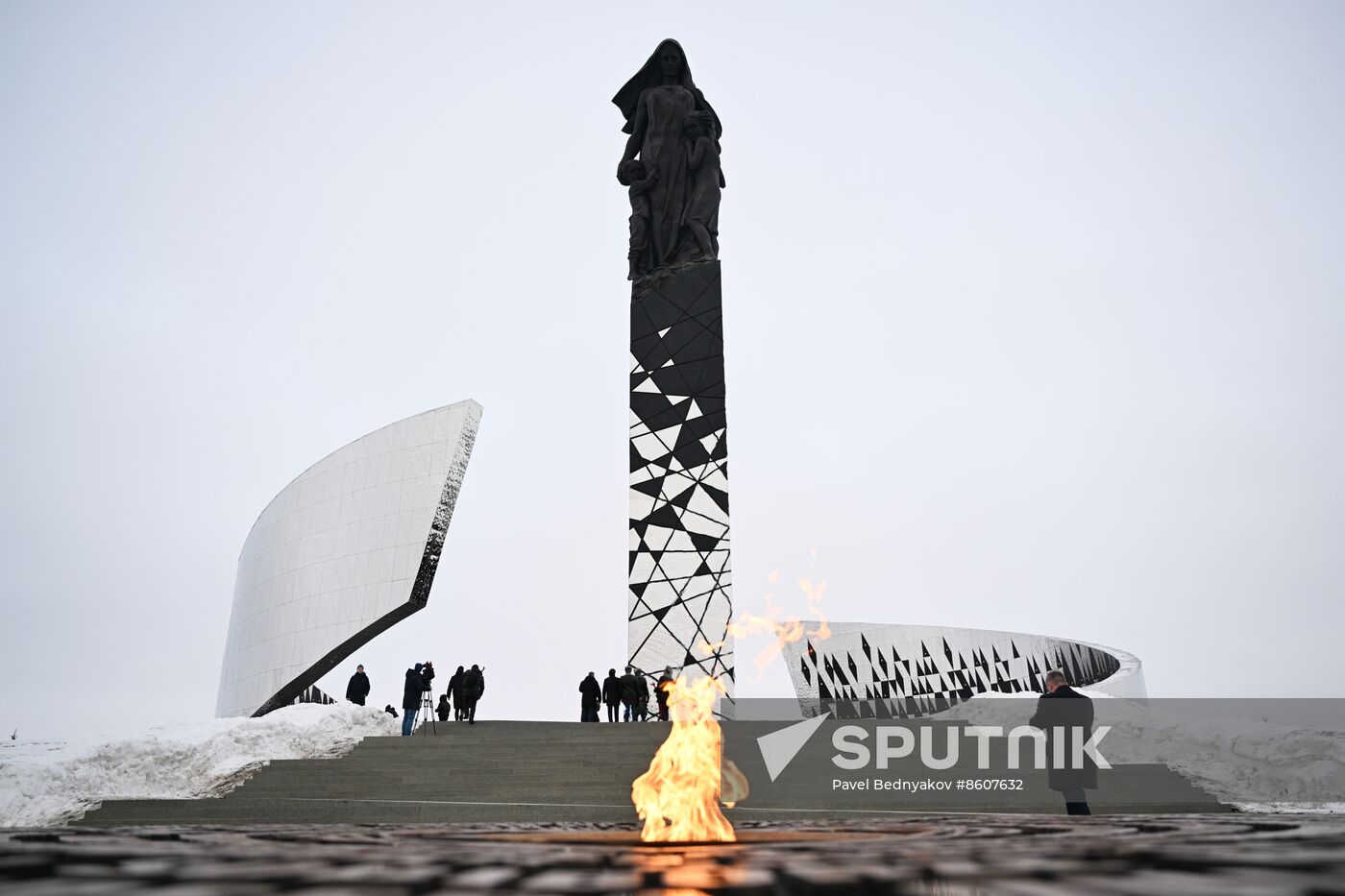 Russia WWII Leningrad Siege Lifting Anniversary Memorial Complex