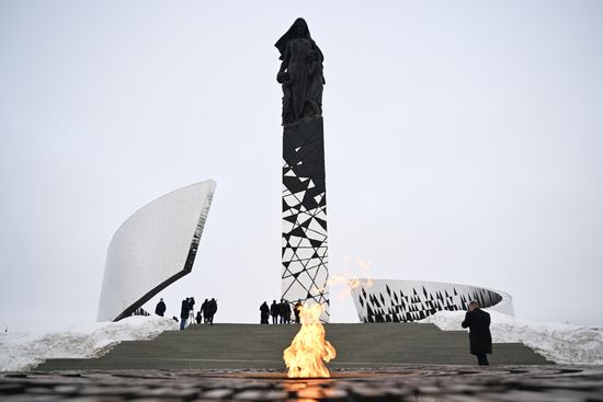 Russia WWII Leningrad Siege Lifting Anniversary Memorial Complex