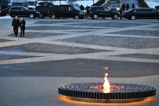 Russia WWII Leningrad Siege Lifting Anniversary Memorial Complex