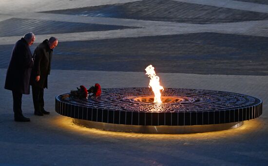 Russia WWII Leningrad Siege Lifting Anniversary Memorial Complex