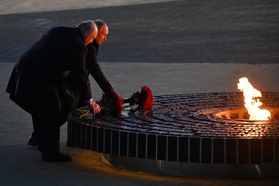 Russia WWII Leningrad Siege Lifting Anniversary Memorial Complex