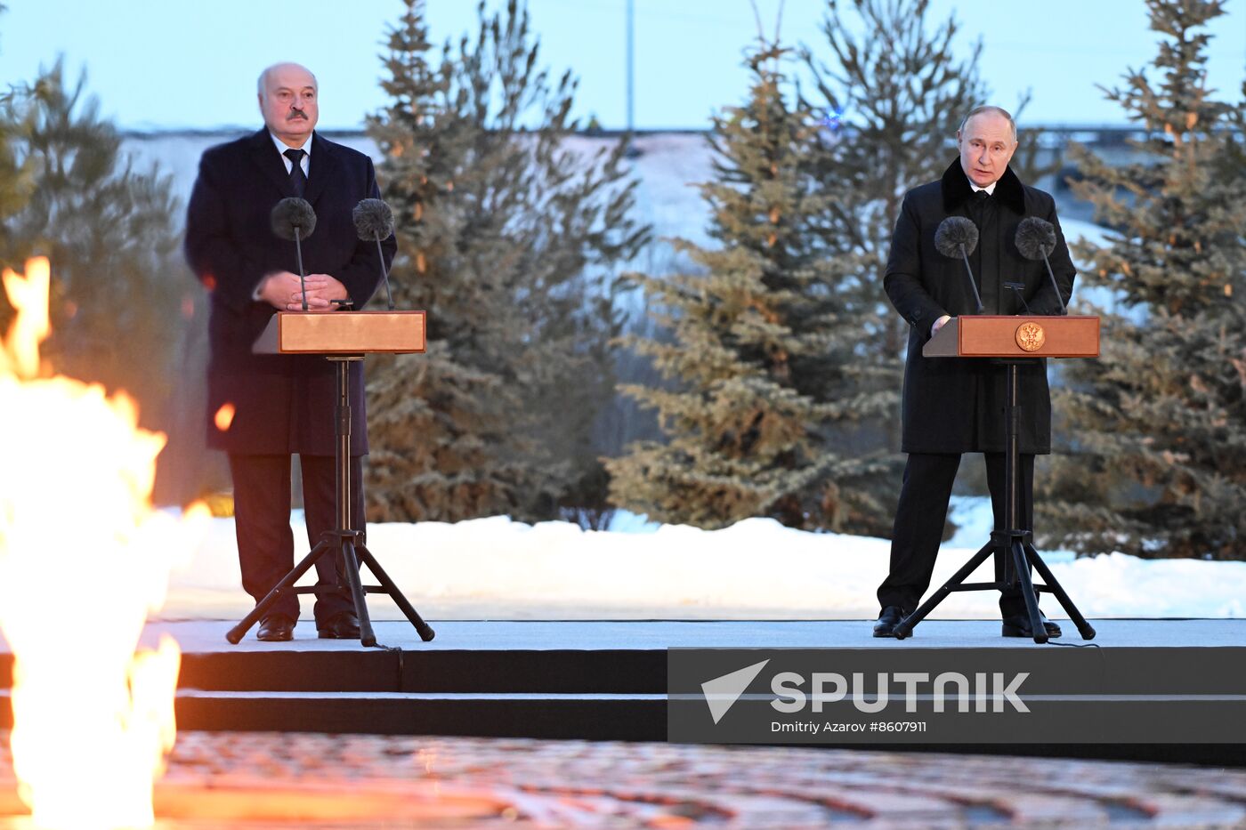 Russia WWII Leningrad Siege Lifting Anniversary Memorial Complex