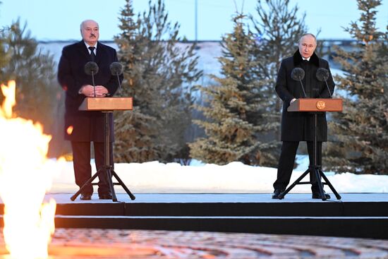 Russia WWII Leningrad Siege Lifting Anniversary Memorial Complex