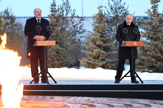 Russia WWII Leningrad Siege Lifting Anniversary Memorial Complex