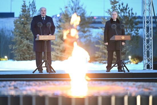 Russia WWII Leningrad Siege Lifting Anniversary Memorial Complex