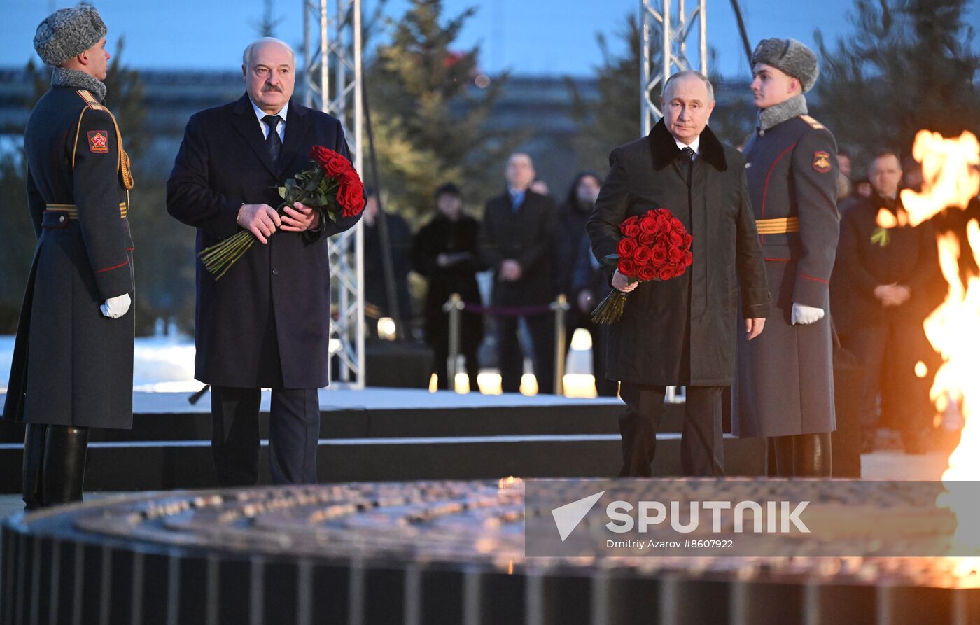 Russia WWII Leningrad Siege Lifting Anniversary Memorial Complex