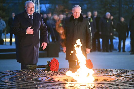 Russia WWII Leningrad Siege Lifting Anniversary Memorial Complex