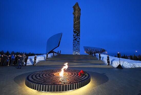 Russia WWII Leningrad Siege Lifting Anniversary Memorial Complex
