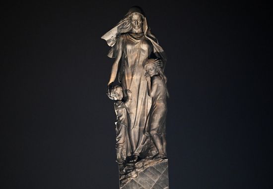 Russia WWII Leningrad Siege Lifting Anniversary Memorial Complex