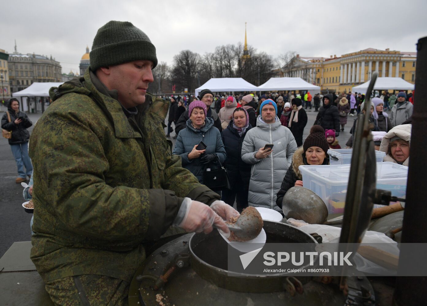 Russia WWII Leningrad Siege Lifting Anniversary Military Vehicles Exhibition