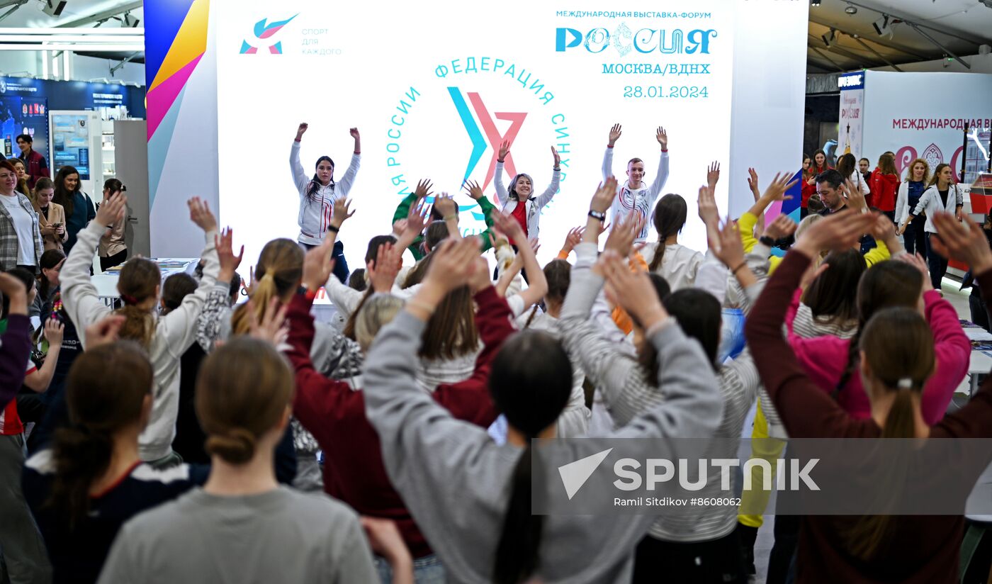 RUSSIA EXPO. Russian Synchronized Swimming Federation Day