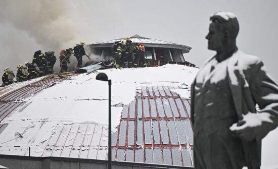 Russia Theatre Fire